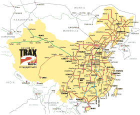 China train map