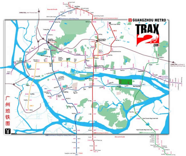 Guangzhou subway map
