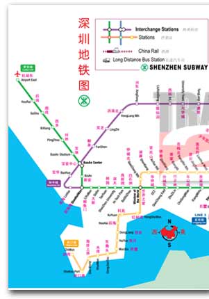 Shenzhen subway map