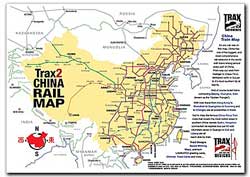 China Rail Map PDF Large A3
