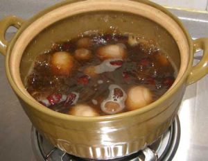 Chinese Red dates sweet soup