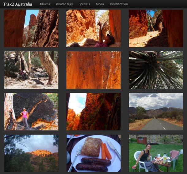 pictures of Standley Chasm walk